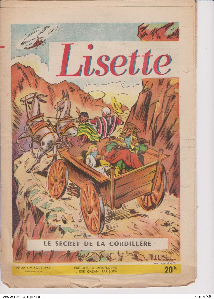 Lisette - Journal Des Fillettes  - 1953 -  N° 32 - 9/08/1953 - Lisette