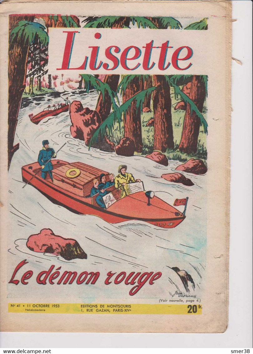 Lisette - Journal Des Fillettes  - 1953  - N° 41 - 11/10/1953 - Lisette