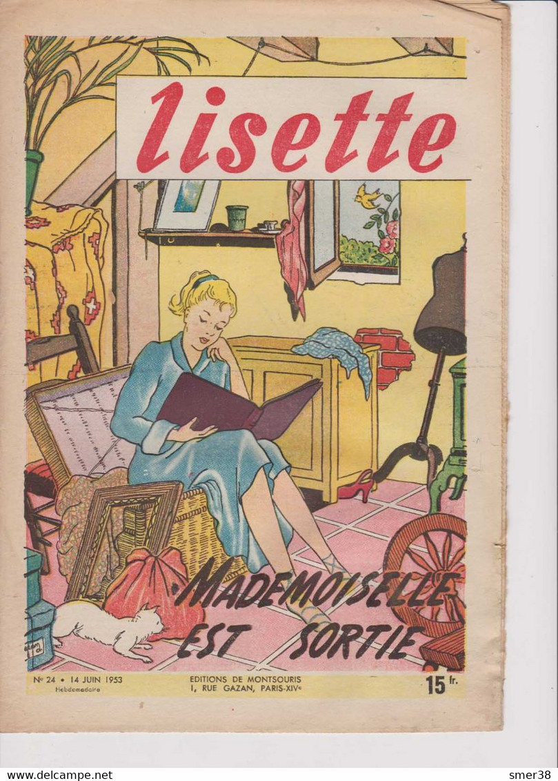 Lisette - Journal Des Fillettes  - 1953  - N° 24 - 14/06/1953 - Lisette