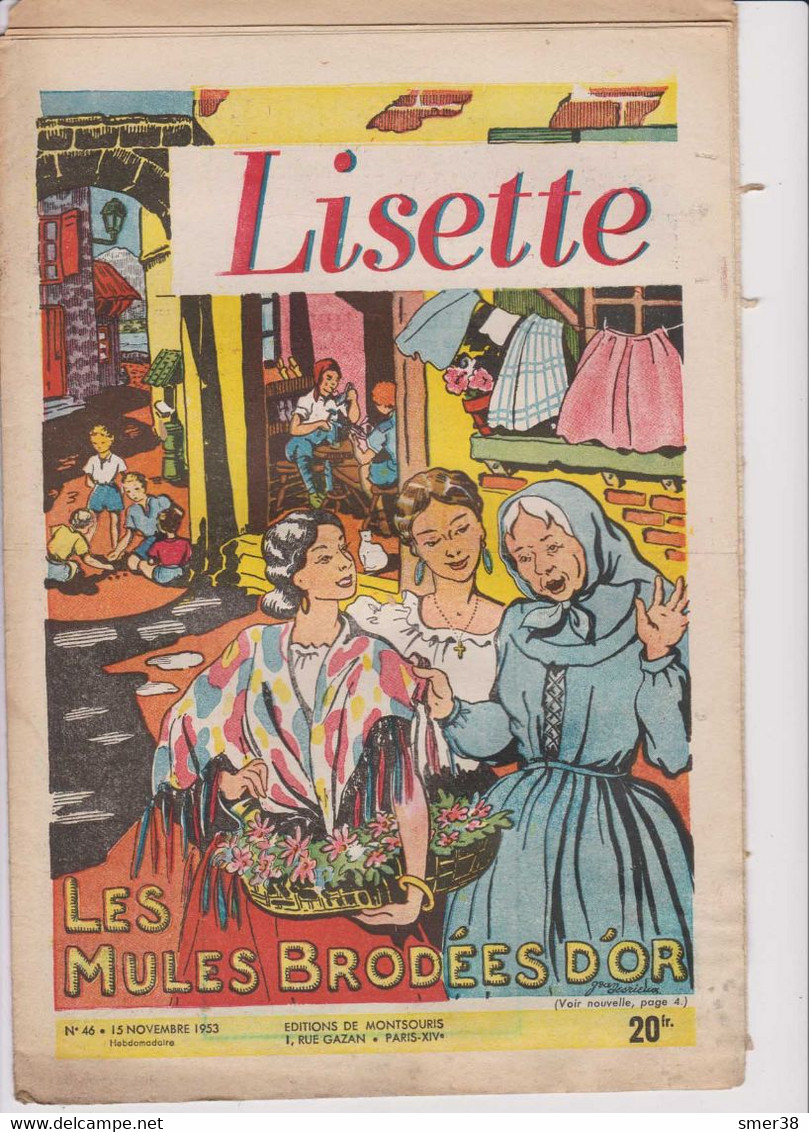 Lisette - Journal Des Fillettes  - 1953  - N° 46 - 15/11/1953 - Lisette