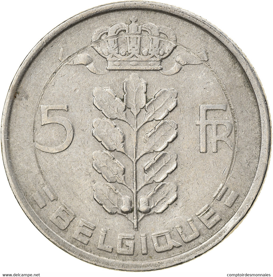 Monnaie, Belgique, 5 Francs, 5 Frank, 1948, TTB, Copper-nickel, KM:134.1 - 5 Franc