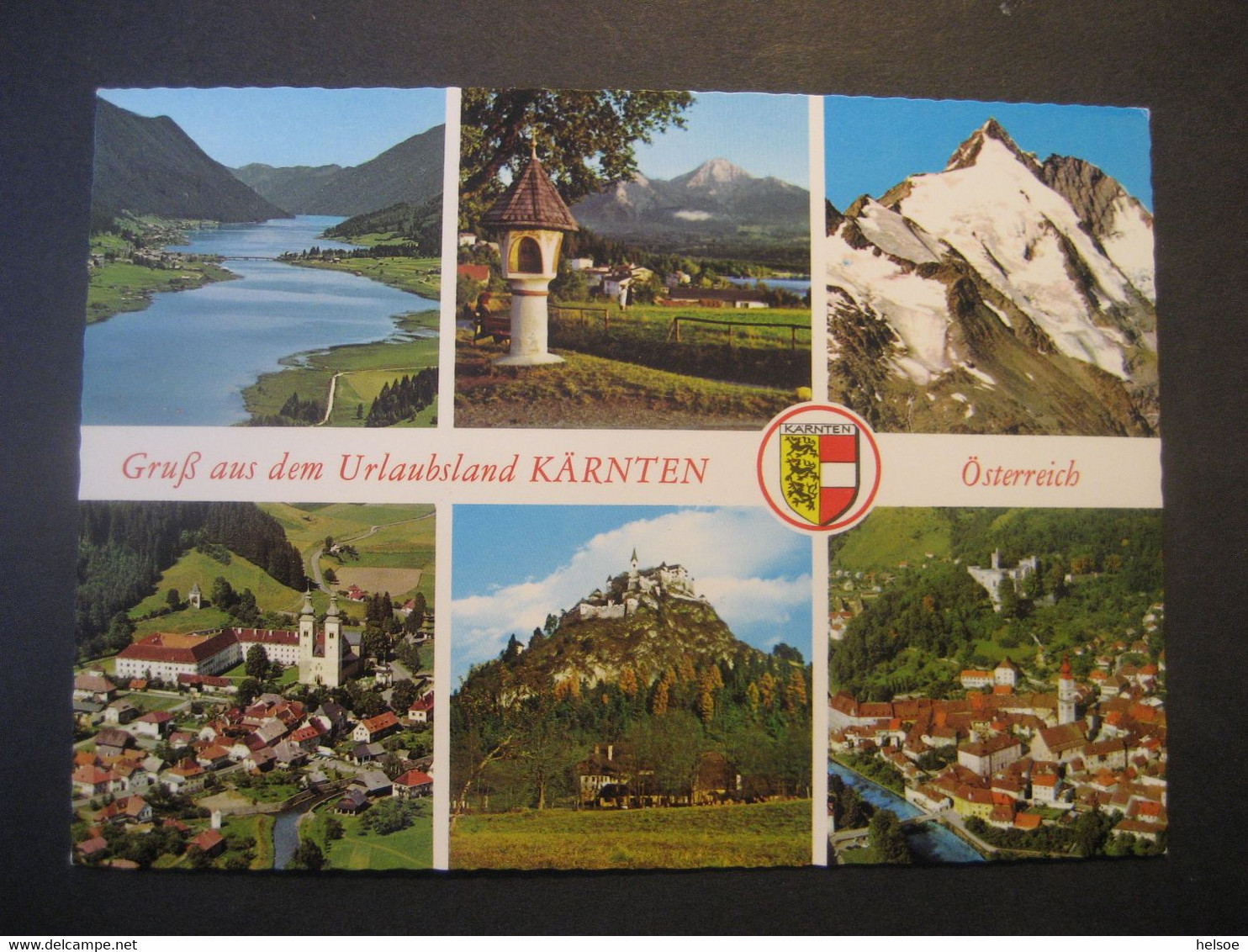 Österreich- Ansichtskarte Gruß Aus Kärnten 6-Bildkarte, Verlag: Alpine Luftbild - Weissensee