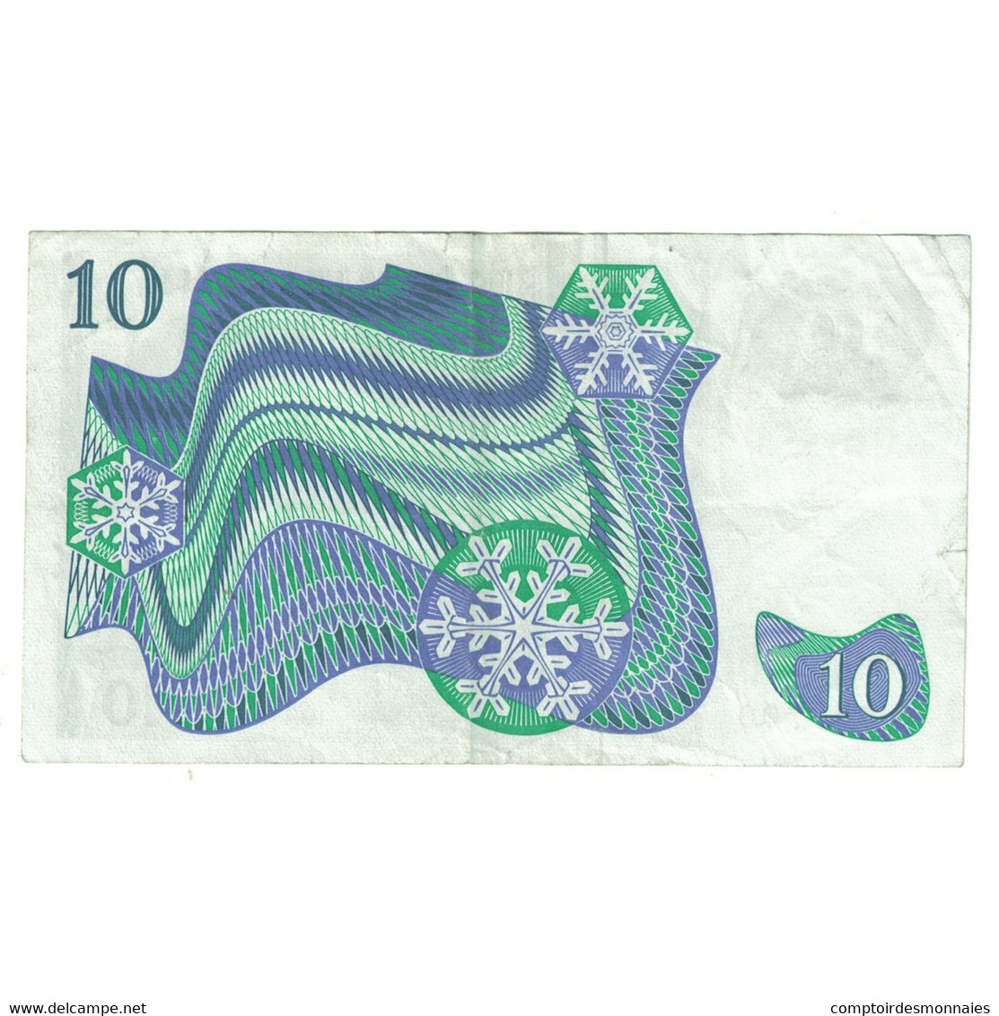 Billet, Suède, 10 Kronor, KM:52e, TTB - Svezia