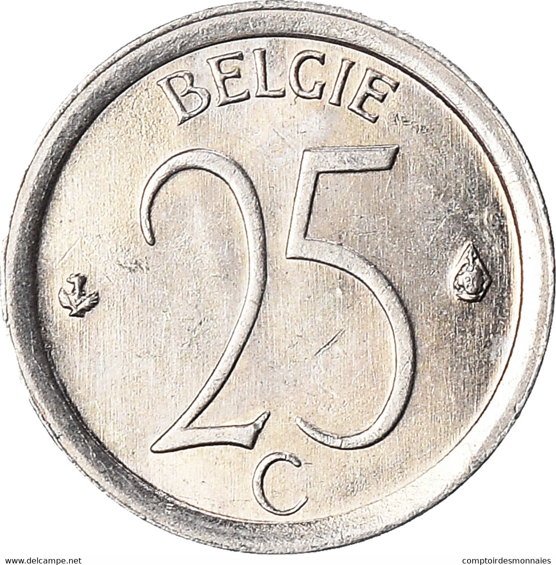 Monnaie, Belgique, 25 Centimes, 1975 - 25 Cents