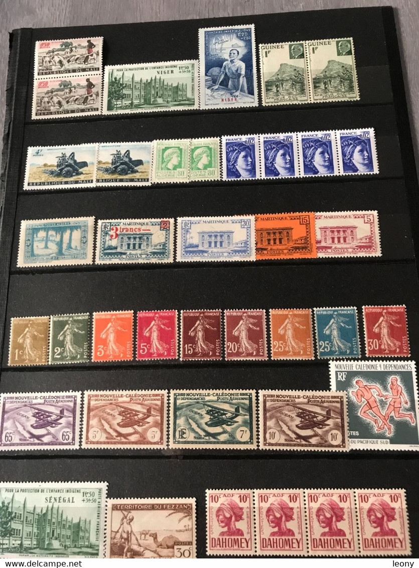 LOT  De  1000   TIMBRES De   DIVERS PAYS   ... Sur Les PLAQUETTES Et Les FEUILLETS   Les TIMBRES Sont NEUFS** - Vrac (min 1000 Timbres)