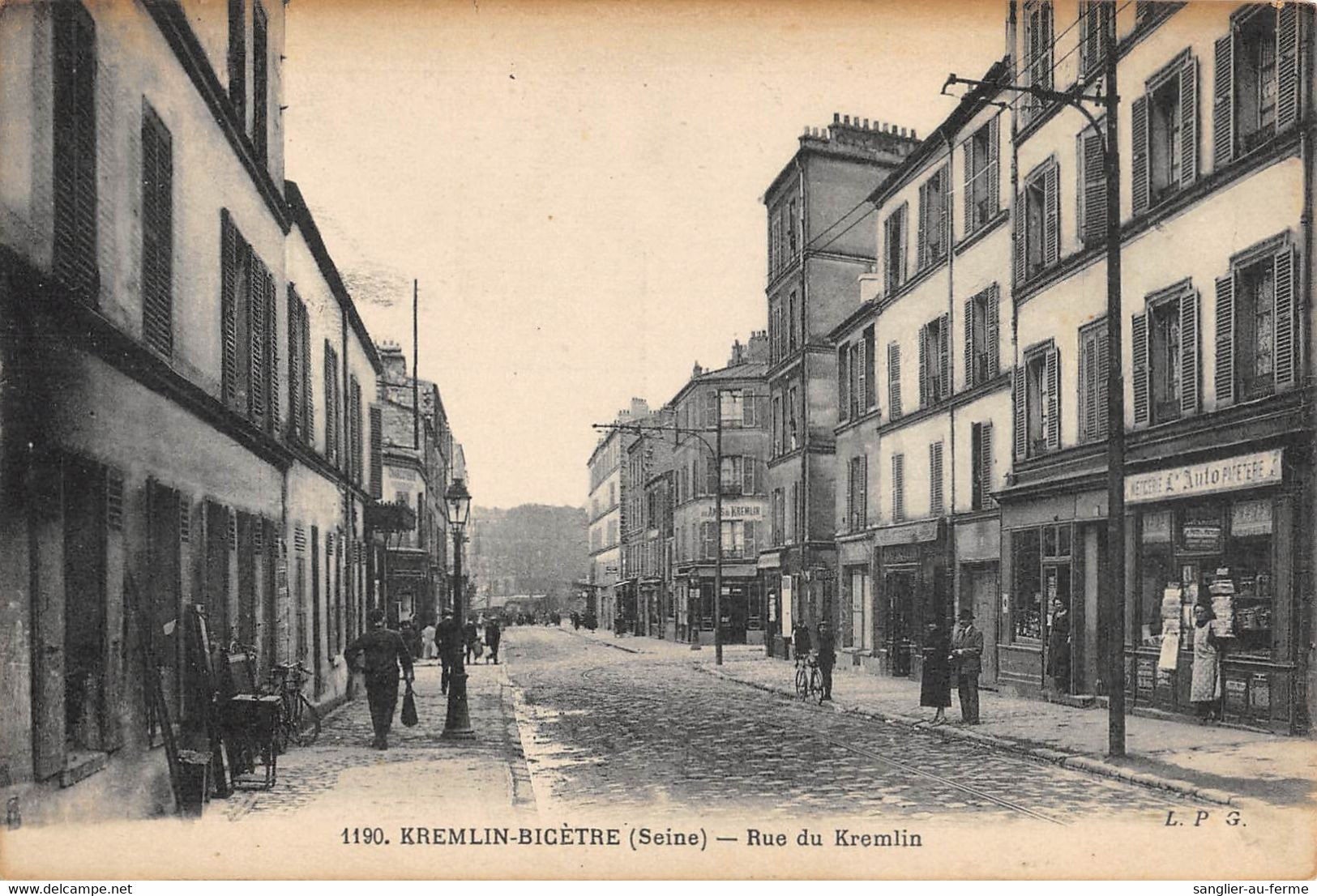 CPA 92 KREMLIN BICETRE / RUE DU KREMLIN - Andere & Zonder Classificatie