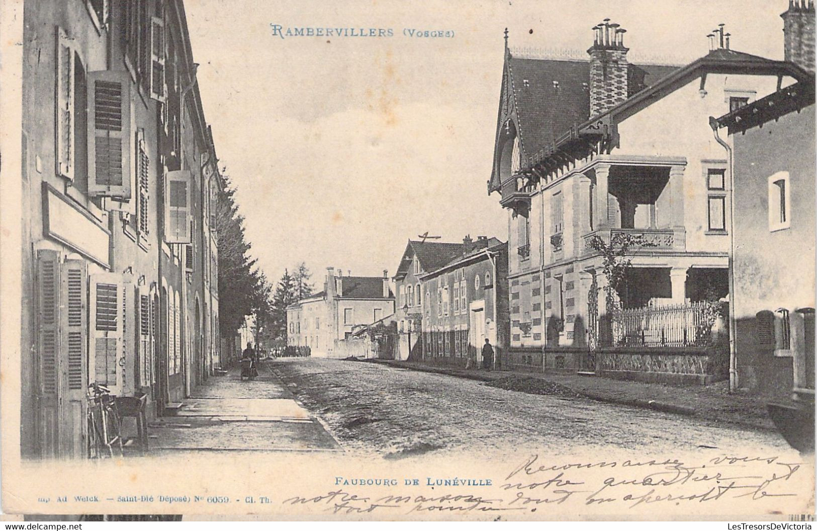 FRANCE - 88 - RAMBERVILLERS - Faubourg De Lunéville - Carte Postale Ancienne - Rambervillers