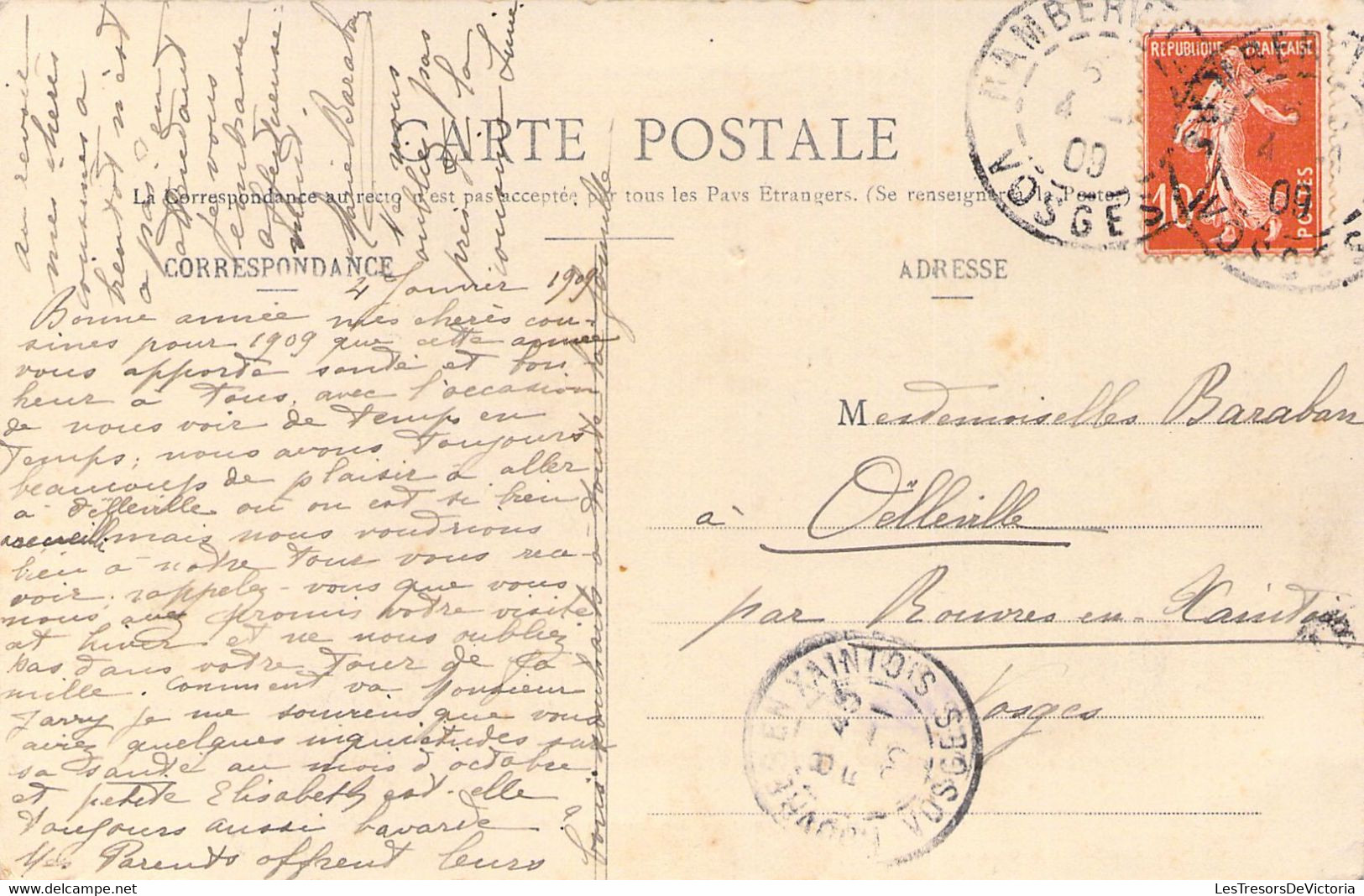 FRANCE - 88 - RAMBERVILLERS - Faubourg De Lunéville - Carte Postale Ancienne - Rambervillers