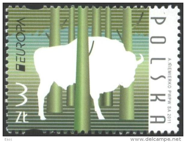 Mint Stamp  Europa CEPT 2011  From Poland - 2011