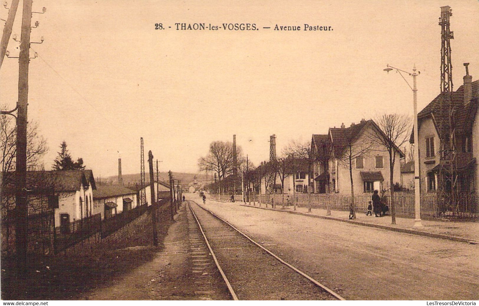 FRANCE - 88 - THAON LES VOSGES - Avenue Pasteur - Carte Postale Ancienne - Thaon Les Vosges