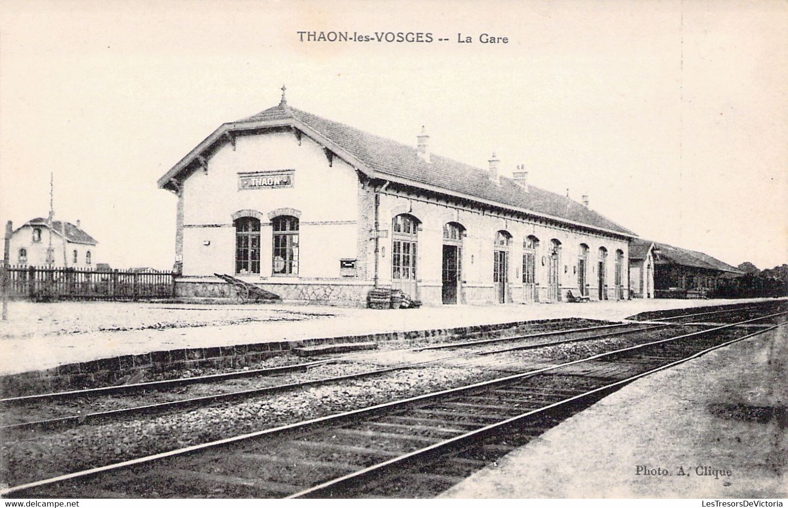 FRANCE - 88 - THAON LES VOSGES - La Gare - Carte Postale Ancienne - Thaon Les Vosges