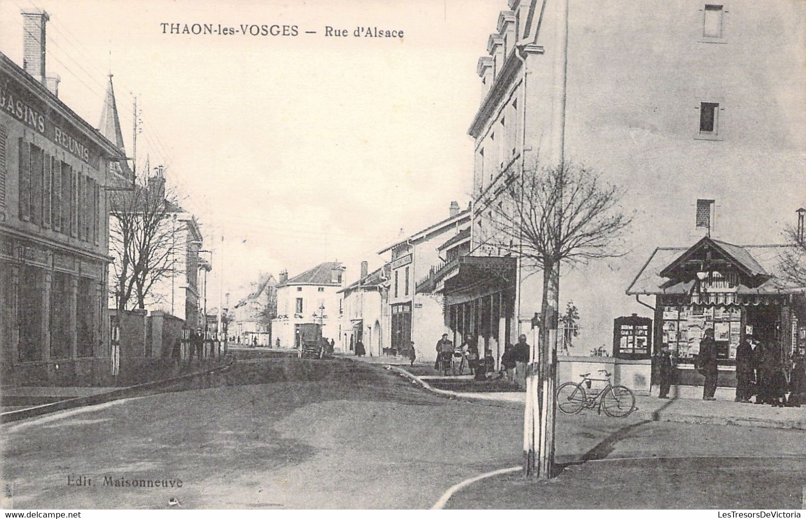 FRANCE - 88 - THAON LES VOSGES - Rue D'Alsace - Carte Postale Ancienne - Thaon Les Vosges