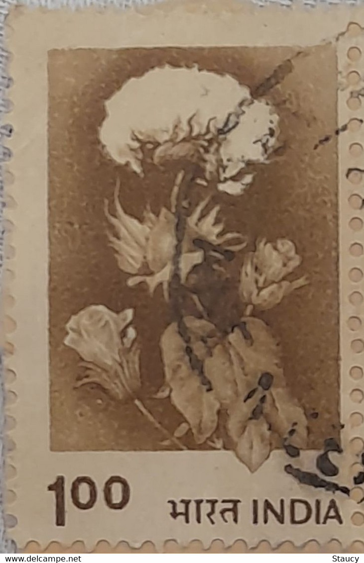 India COTTON Definitive Stamp Used As Per Scan - Gebraucht