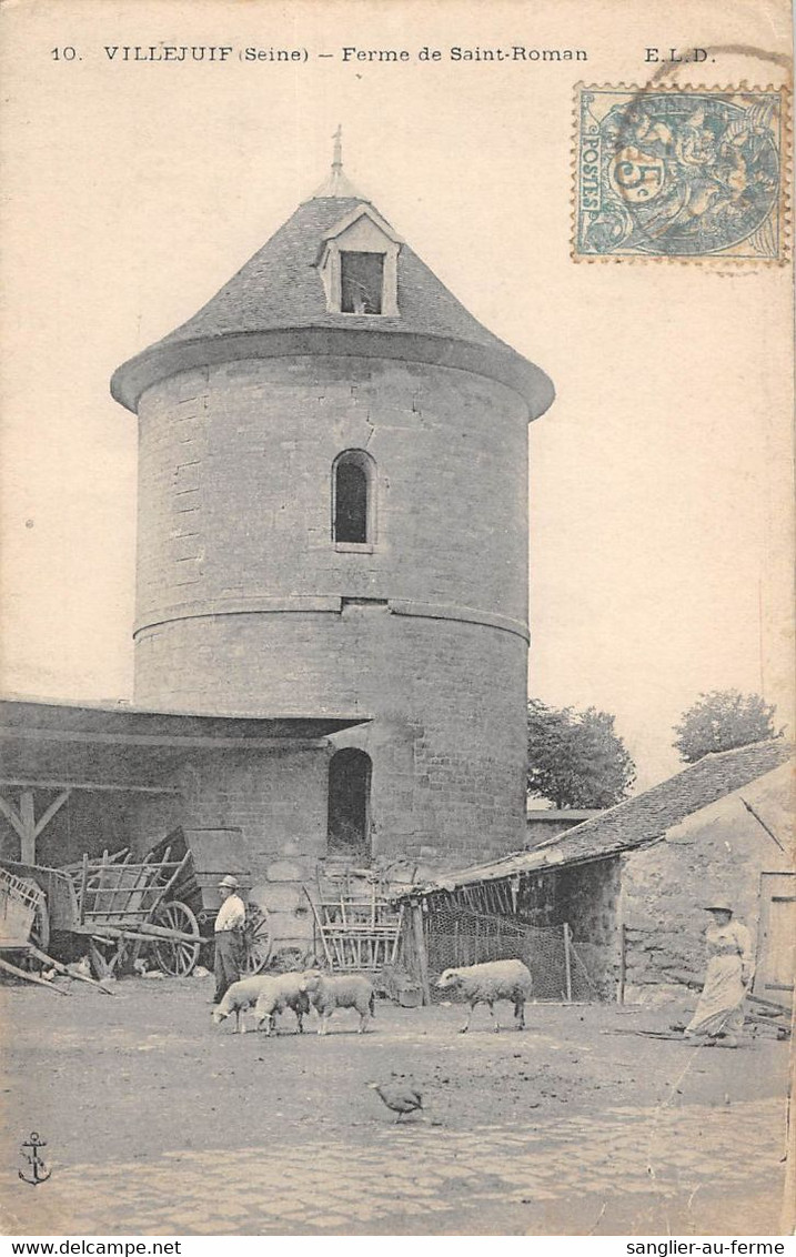 CPA 94 VILLEJUIF / FERME DE SAINT ROMAN / COCHON - Villejuif