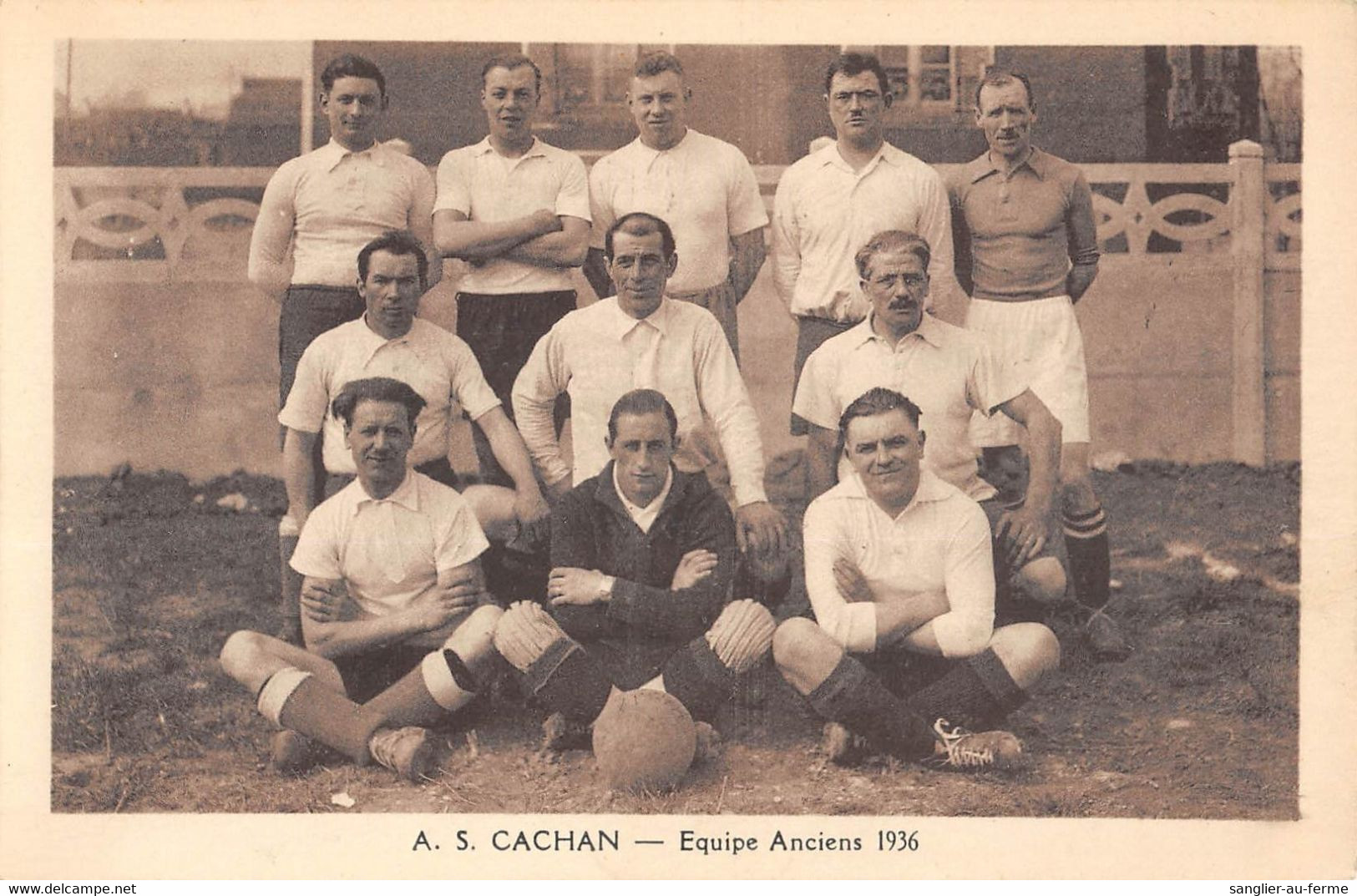 CPA 94 CACHAN / EQUIPE ANCIENS 1936 / FOOTBALL / Cpa Rare - Cachan