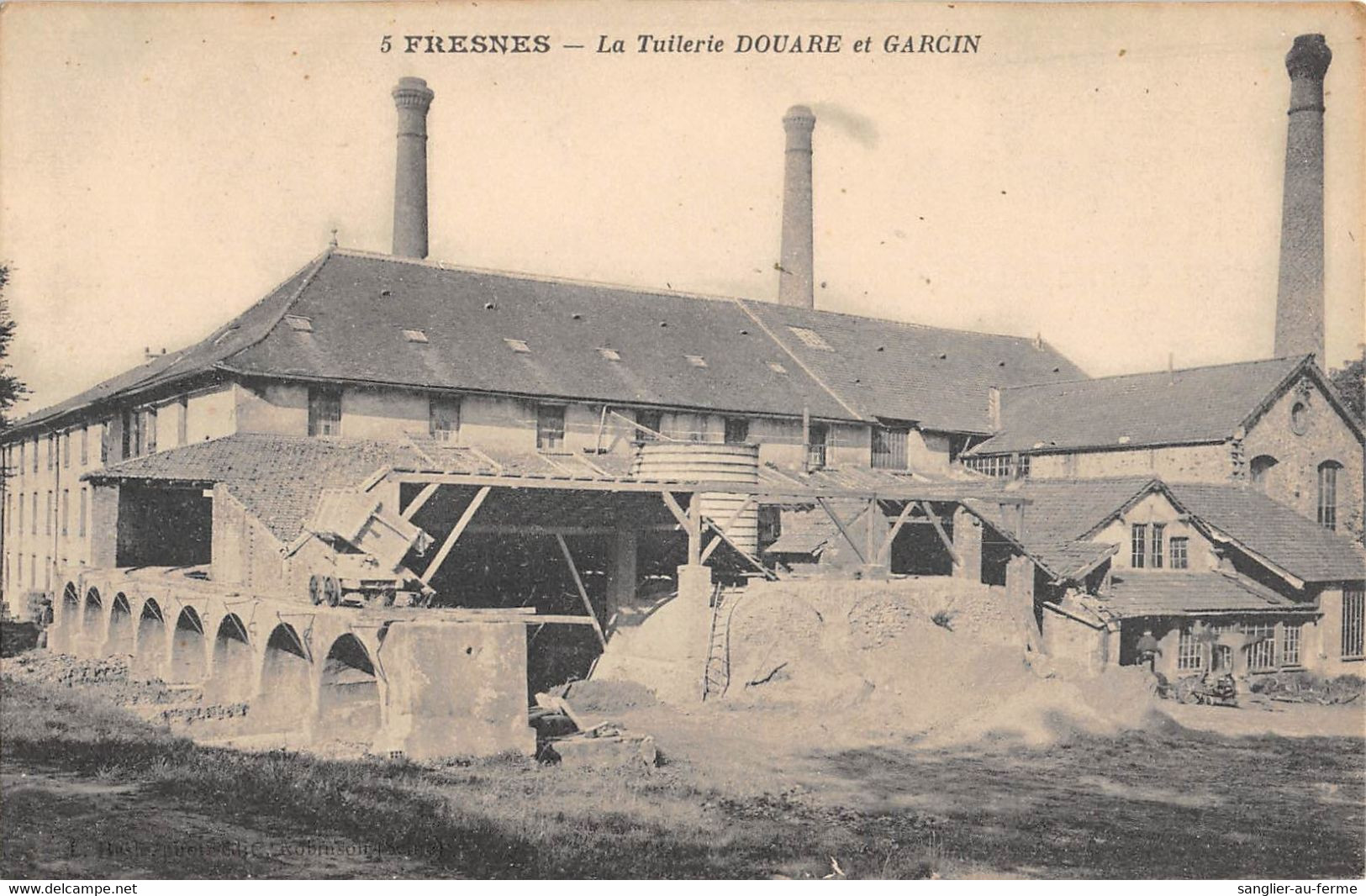 CPA 94 FRESNES / LA TUILERIE / DOUARE ET GARCIN / INDUSTRIE - Fresnes