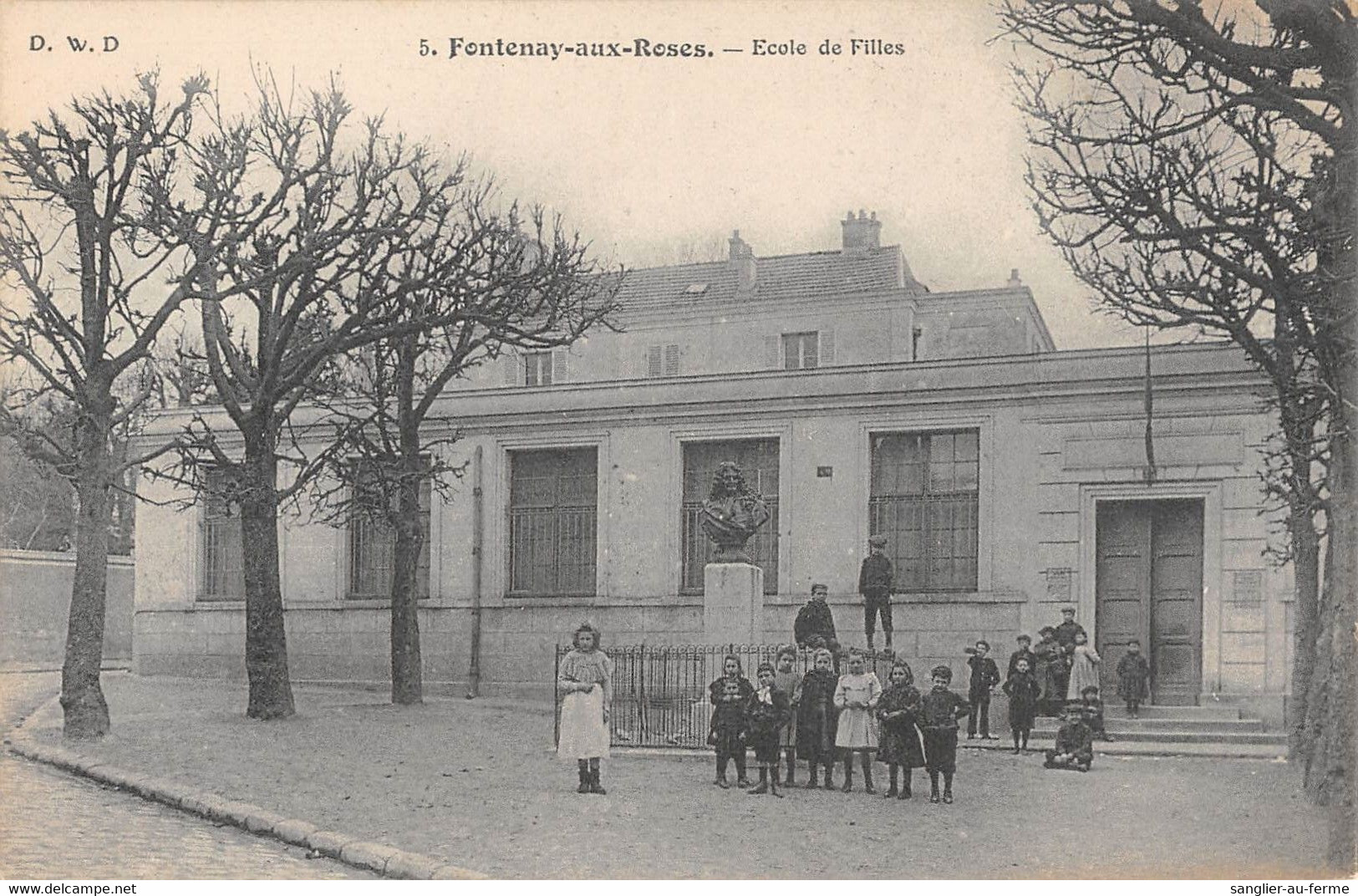 CPA 92 FONTENAY AUX ROSES / ECOLE DE FILLES / ENFANTS - Fontenay Aux Roses