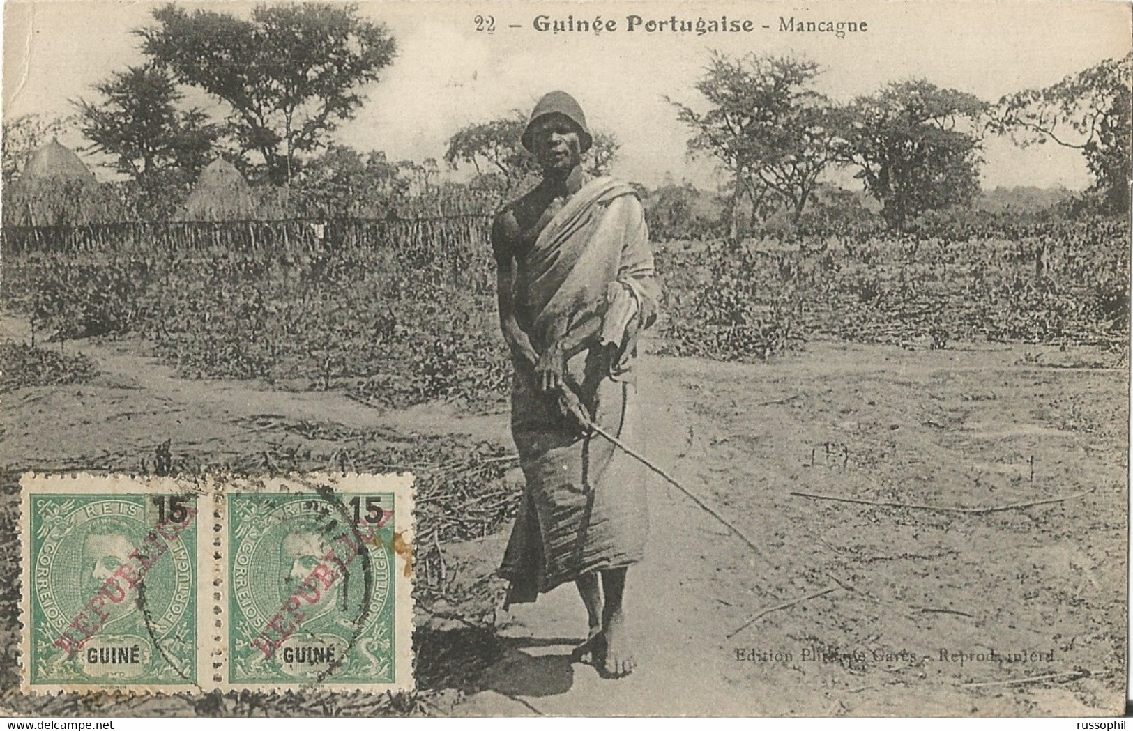 GUINEE PORTUGAISE - MANCAGNE - ED. GARES REF #22 - 1919 - Afrique
