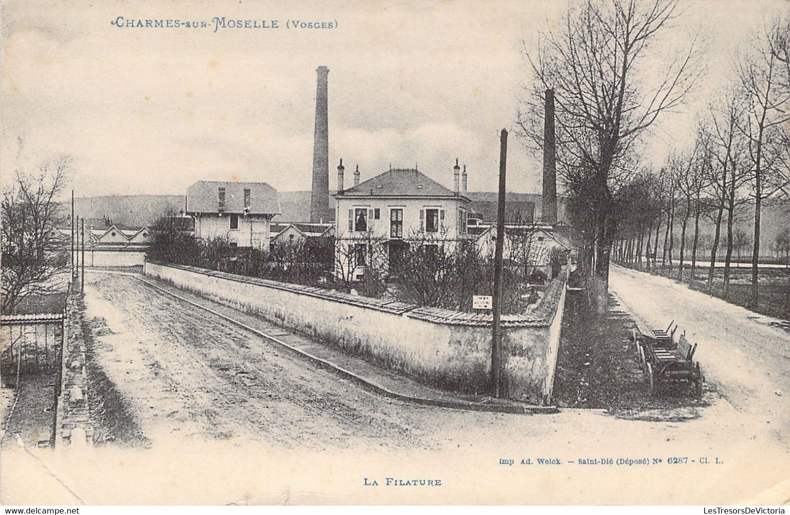 FRANCE - 88 - CHARMES - La FILATURE - Carte Postale Ancienne - Charmes