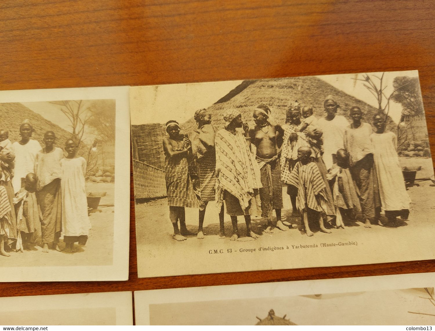 AFRIQUE GAMBIE LOT DE 4 CPA FEMMES ET ENFANTS - YARBUTENDA - Gambia