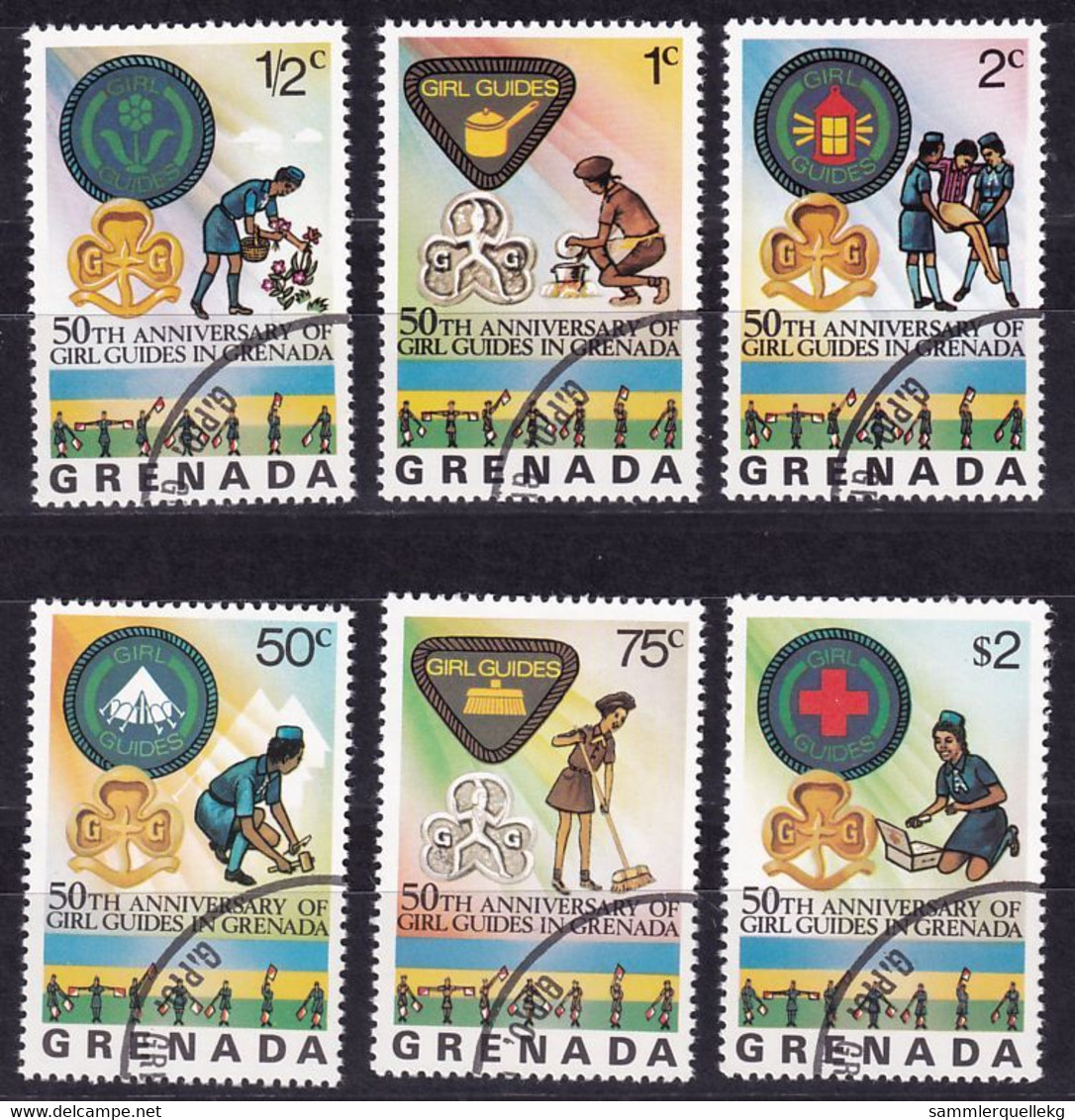 GRENADA  758 - 763 Gestempelt, 50 Jahre Pfandfinderinnen Auf Grenada (Nr.1305) - Gebraucht