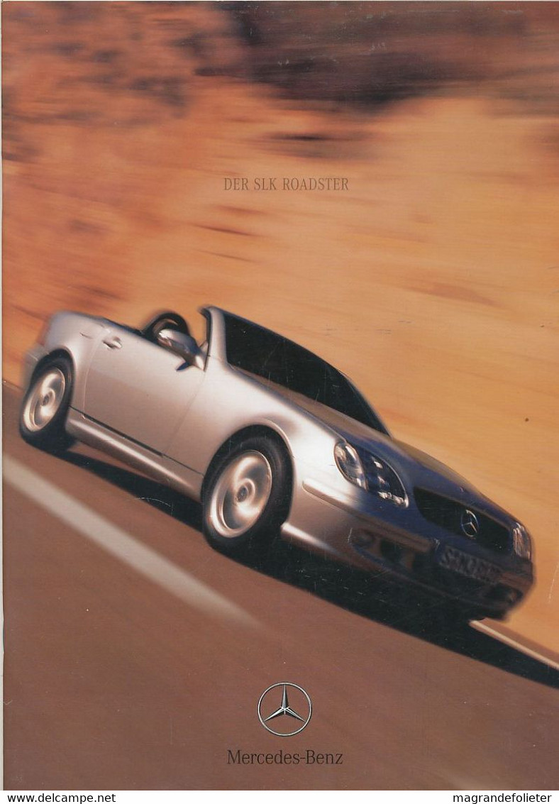 CATALOGUE VOITURE MERCEDES DER SLK ROADSTER - Voitures