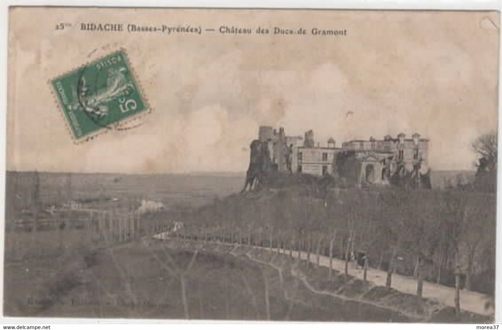 BIDACHE  Château Des Ducs De Gramont   ( Feuillets Qui Se Décollent) - Bidache