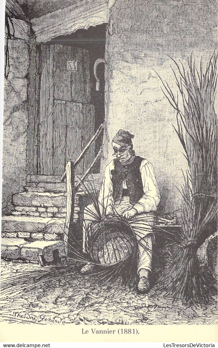 METIERS - Artisanat - Le Vannier (1881) - Panier En Osier - Carte Postale Ancienne - Craft
