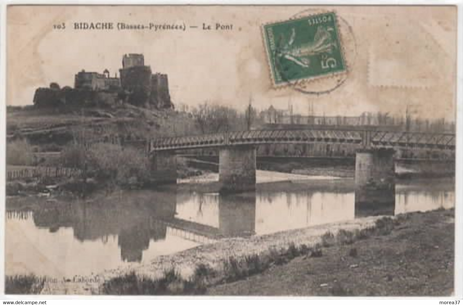 BIDACHE  Le Pont   ( Feuillets Qui Se Décollent) - Bidache