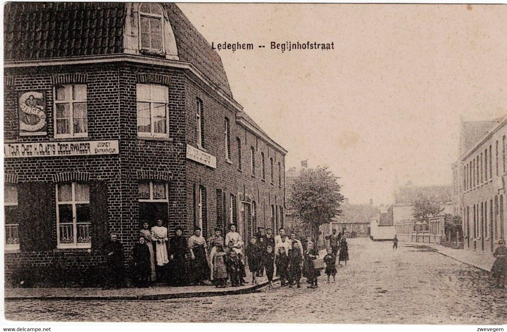 LEDEGHEM -  Begijnhofstraat   ( Feldpost ) - Ledegem