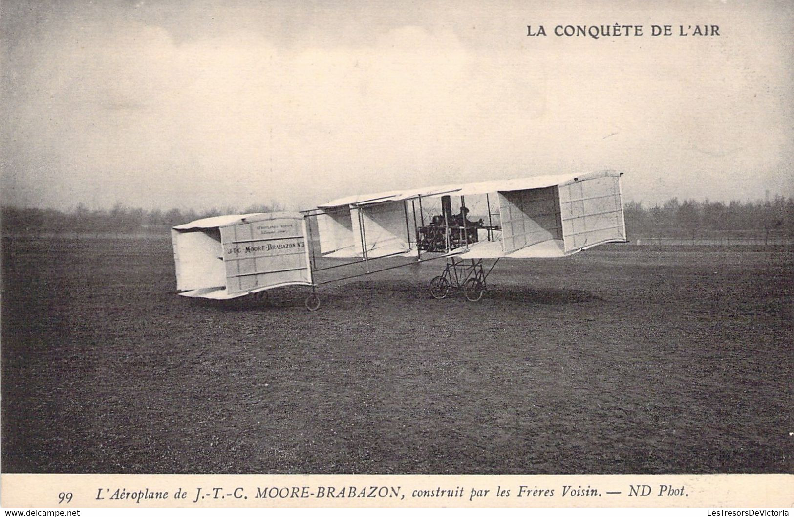 TRANSPORT - AVION - Aéroplane De JTC MOORE BRABAZON Construit Par Les Frères Voisin - Carte Postale Ancienne - ....-1914: Précurseurs