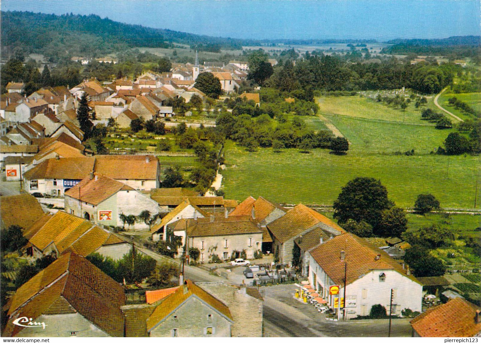 70 - Combeaufontaine - Vue Aérienne - L'entrée Du Village Par La Route De Jussey - Combeaufontaine