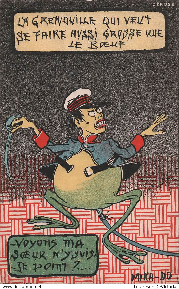 Illustrateur MIKA-DO - Situation Russo Japonaise - Illustration Satirique - Politique  - Carte Postale Ancienne - - Andere & Zonder Classificatie