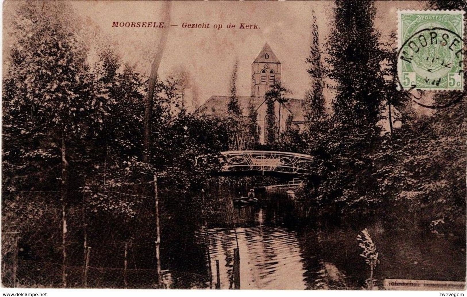 MOORSEELE -  Gezicht Op De Kerk - Wevelgem