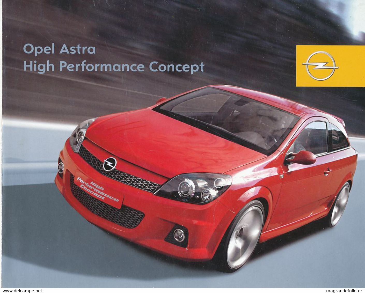 CATALOGUE VOITURE  OPEL ASTRA - Voitures