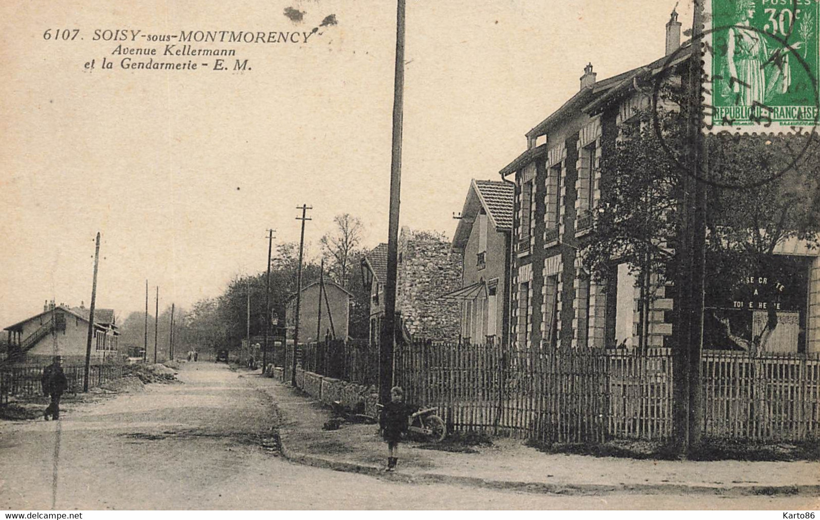 Soisy Sous Montmorency * Avenue Kellermann Et La Gendarmerie Nationale - Soisy-sous-Montmorency