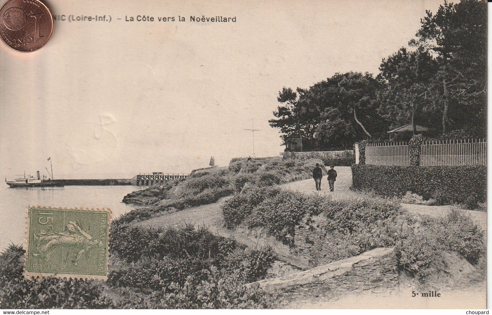 44 - Carte Postale Ancienne   De  PORNIC   La Cote Vers La Noeveillard - Pornic