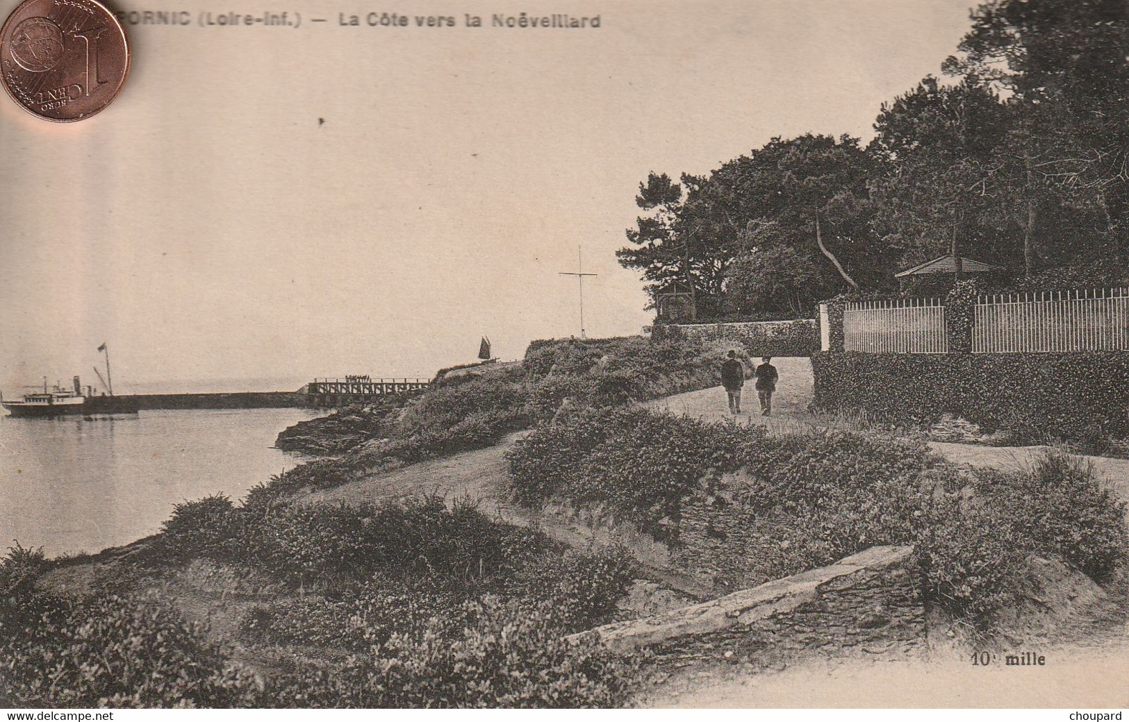 44 - Carte Postale Ancienne   De  PORNIC   La Cote Vers La Noeveillard - Pornic