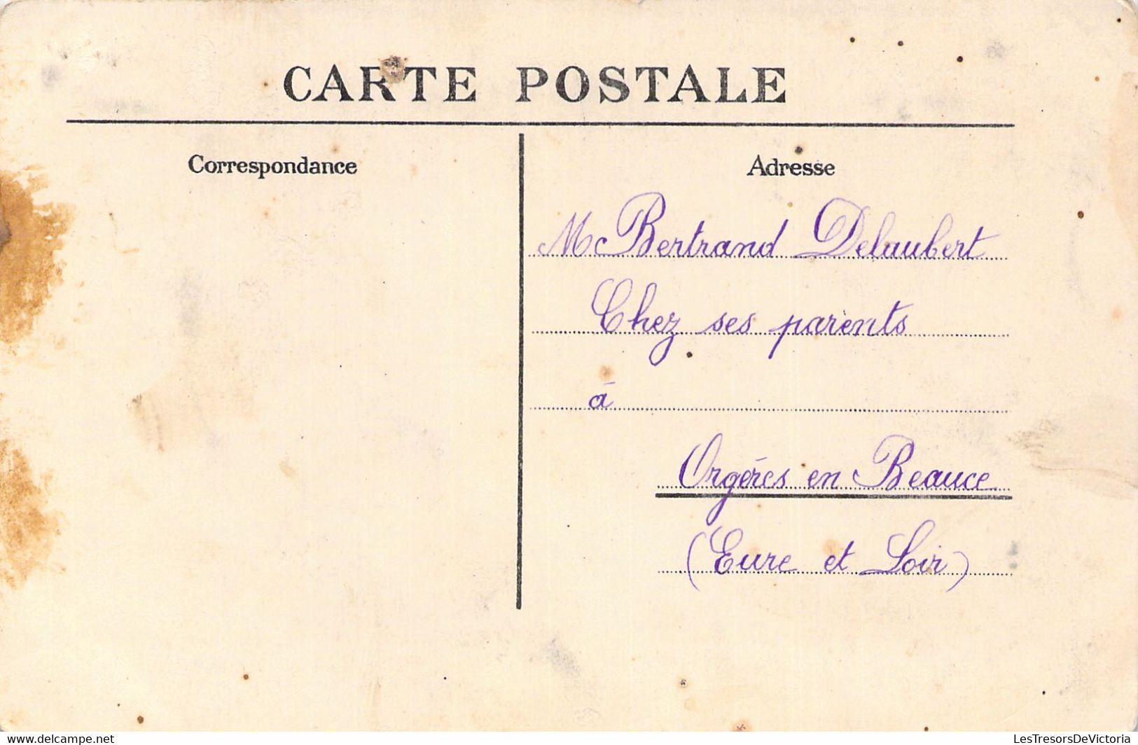 TRANSPORT - AVIATEUR - LEBLANC Sur Monoplan Blériot - Carte Postale Ancienne - Aviateurs