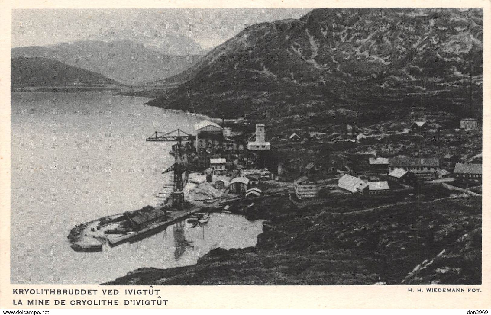 GROENLAND - La Mine De Cryolithe D'IVIGTÛT (Ivittuut) - Kryolithbruddet - H. H. Wiedemann Fot. - Greenland