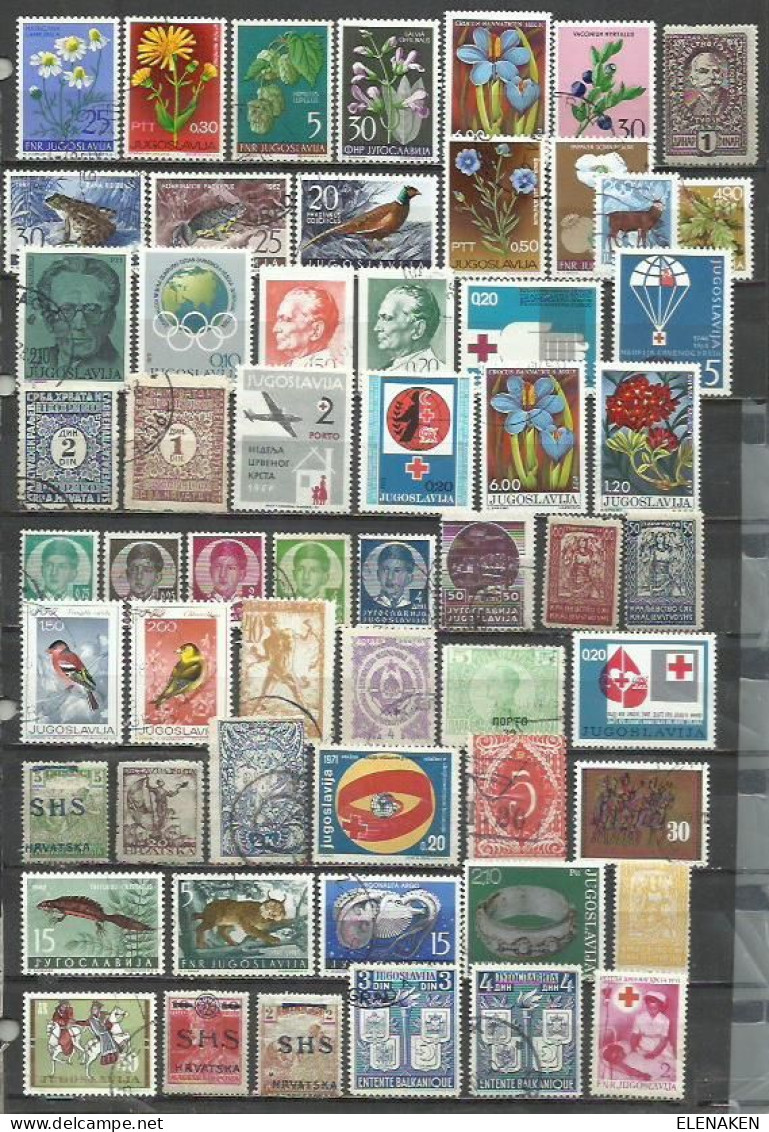 R242J-LOTE SELLOS YUGOSLAVIA JUGOSLAVIA SIN TASAR,BONITOS,INTERESANTES,ANTIGUOS Y MODERNOS. - Lots & Serien