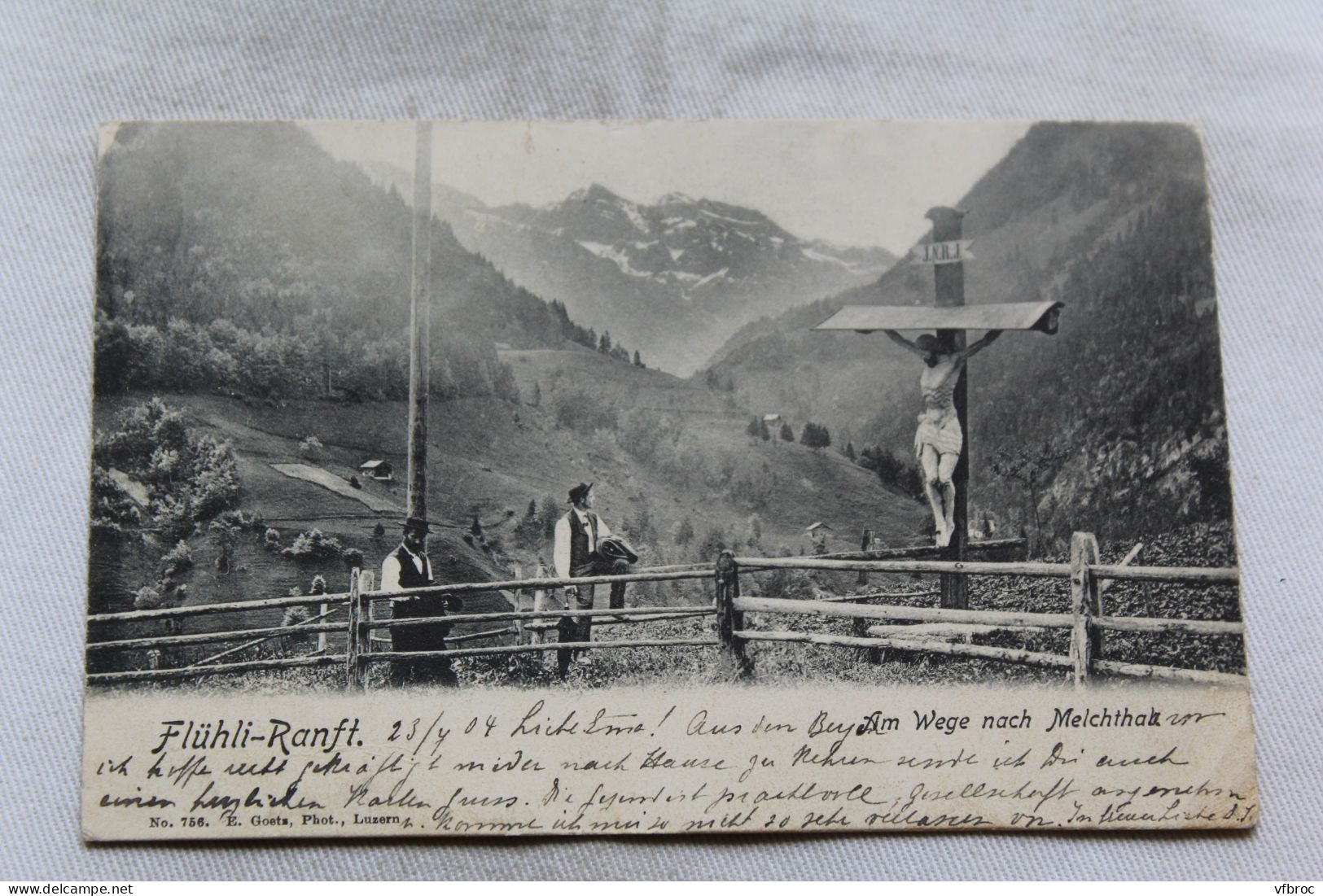 Cpa 1904, Fluhli Ranft Am Wege Nach Melchthal, Suisse - Flühli