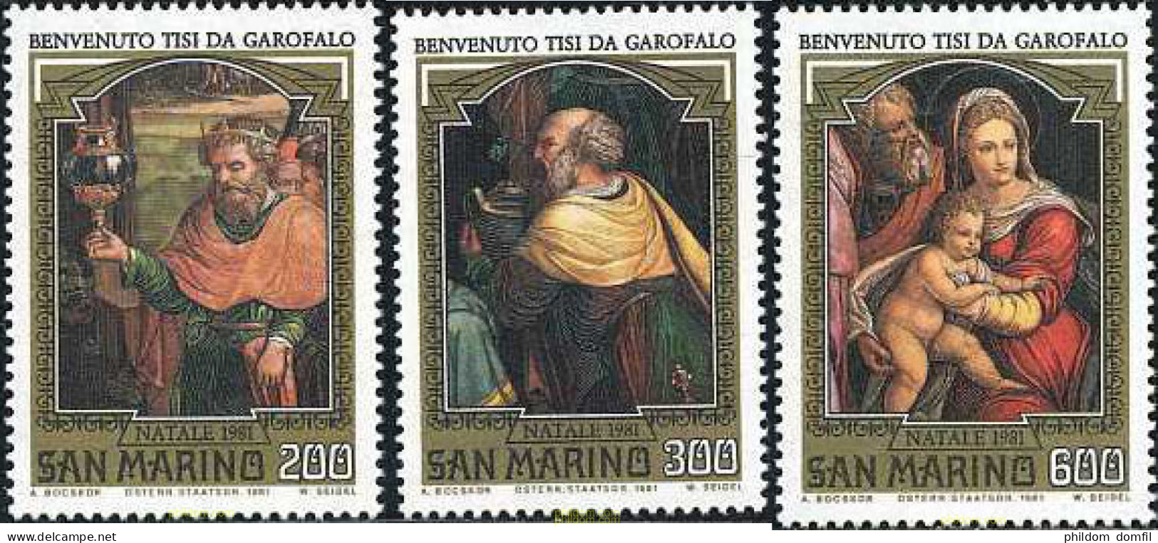 141160 MNH SAN MARINO 1981 NAVIDAD - Used Stamps