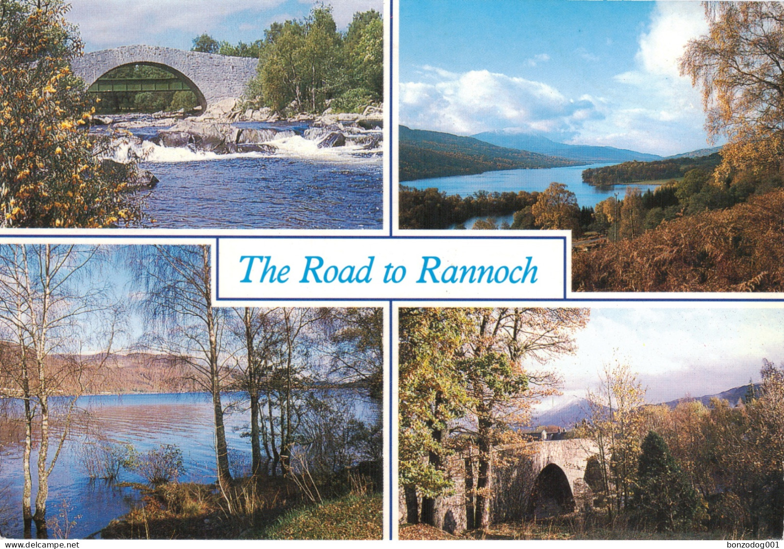 The Road To Rannoch, Scotland. Multiview - Perthshire