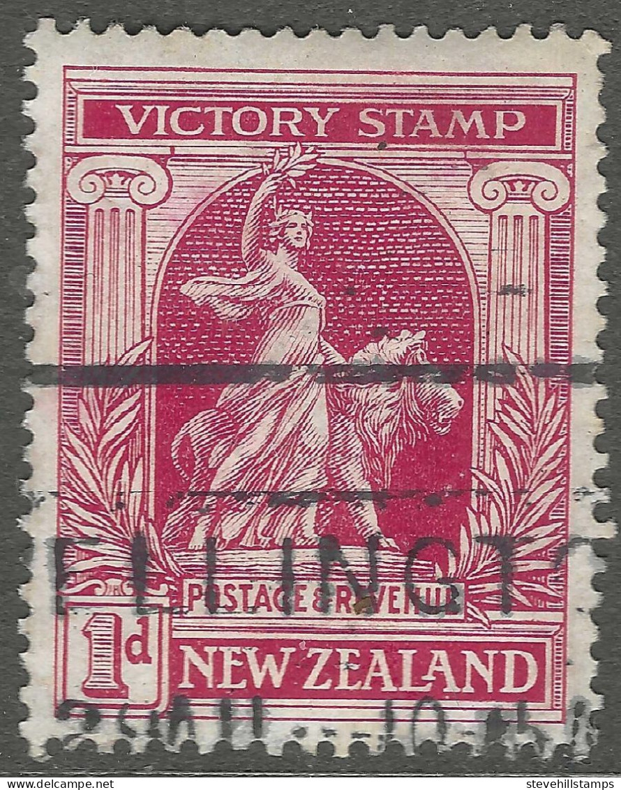 New Zealand. 1920 Victory. 1d Used. SG 454 - Gebruikt