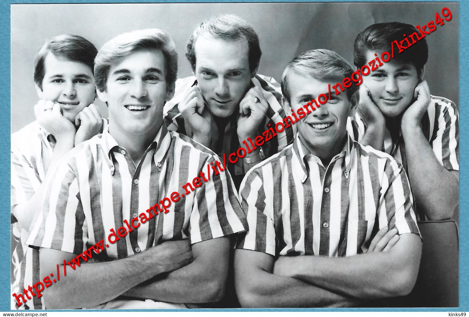 658> < THE BEACH BOYS > Foto Riproduzione - Periodo Originale: 1965 - Foto's