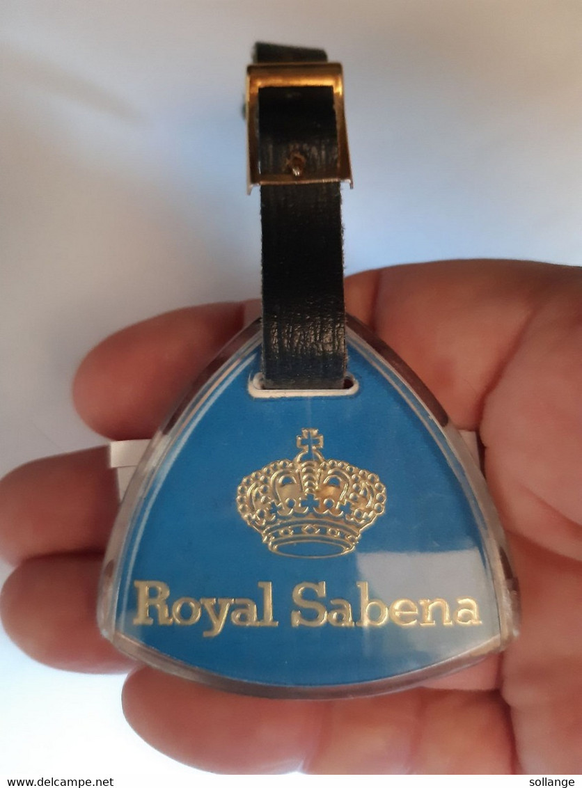 Badge Accès à La Royal Sabena Chauffeur Du Roi 1948-1980 - Tarjetas De Identificación De La Tripulación