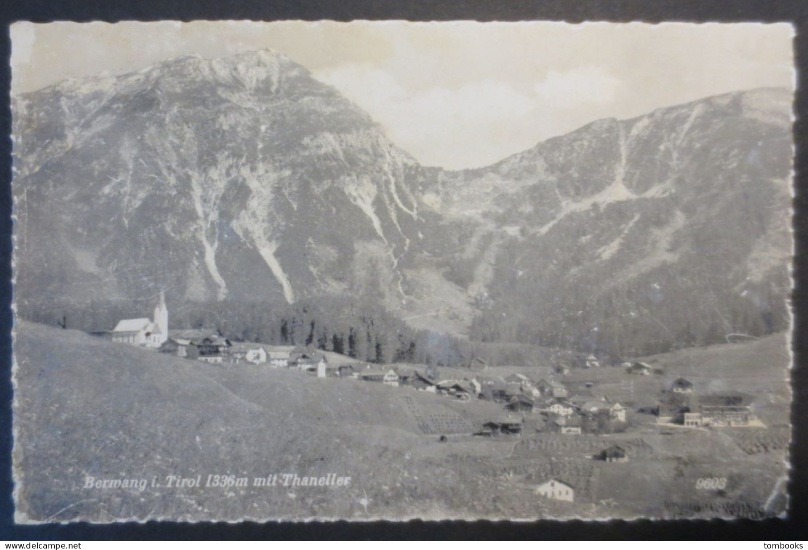 Autriche - Berwang - Carte Photo - Berwang I, Tirol Mit Thaneller N° 9603 - 1960 - - Berwang
