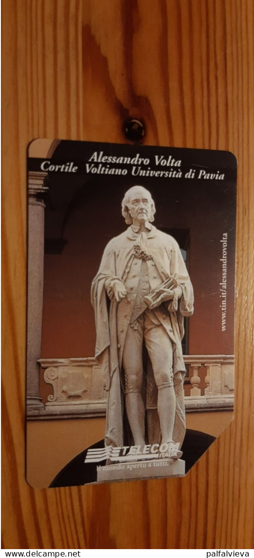 Phonecard Italy - Statue, Alessandro Volta - Public Ordinary