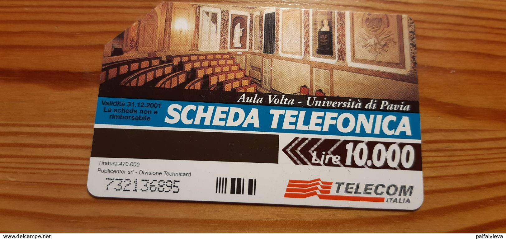 Phonecard Italy - Statue, Alessandro Volta - Öff. Diverse TK